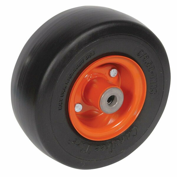 A & I Products WHEEL-SMOOTH, 9X3.5X4, SOLID, ORANGE 9" x4" x9" A-B1CO86